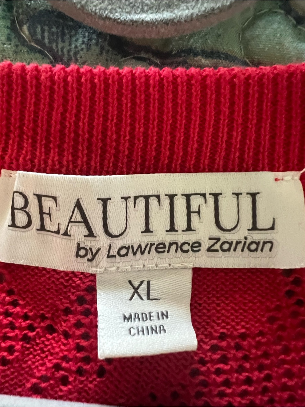 Red Button-Front Knit Cardigan - Picture 4 of 4